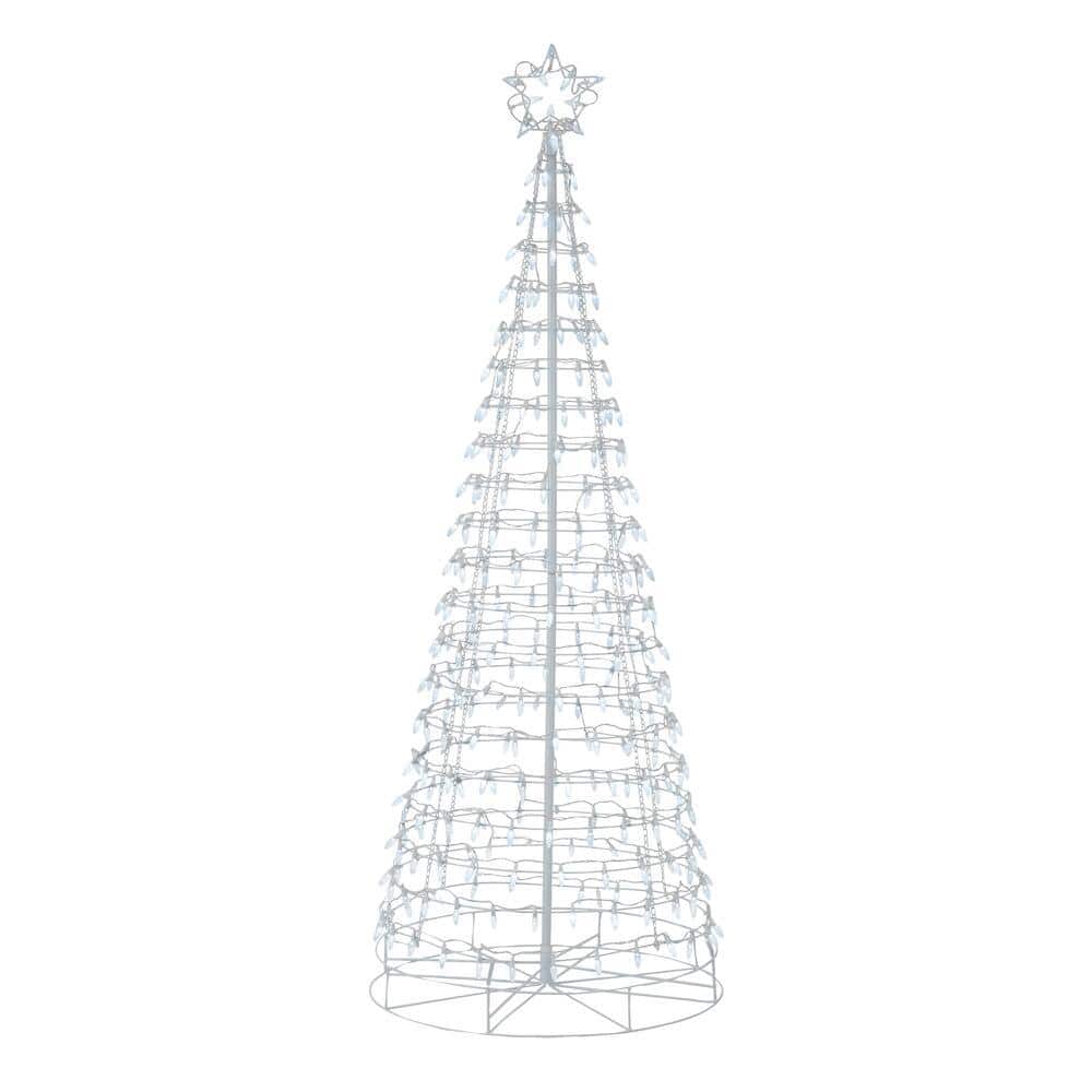 Reviews for Home Accents Holiday 6 ft Cool White LED Cone Tree with