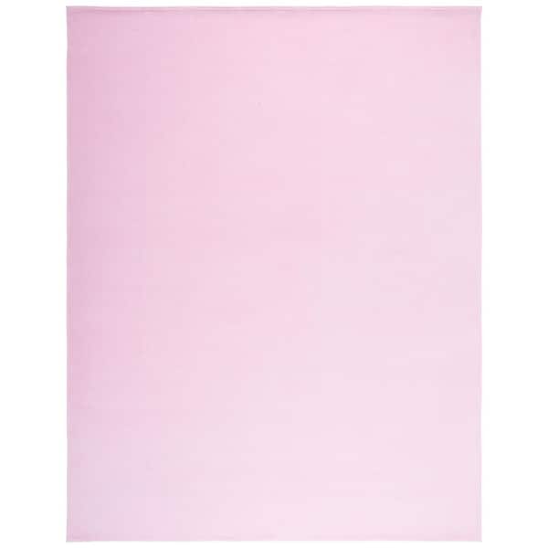 SAFAVIEH Loft Pink  9 ft. x 12 ft. Machine Washable Modern Solid Area Rug