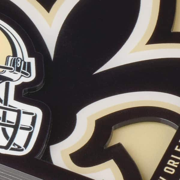 New Orleans Saints Door Sticker 2 Sheet Self-Adhesive Decals