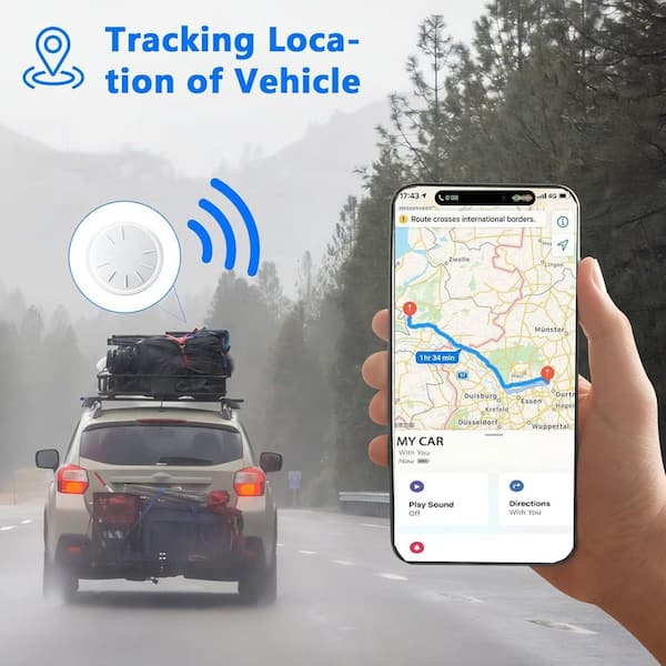 Lukyamzn GPS Tracking Device No Subscription 2-Pieces Mini