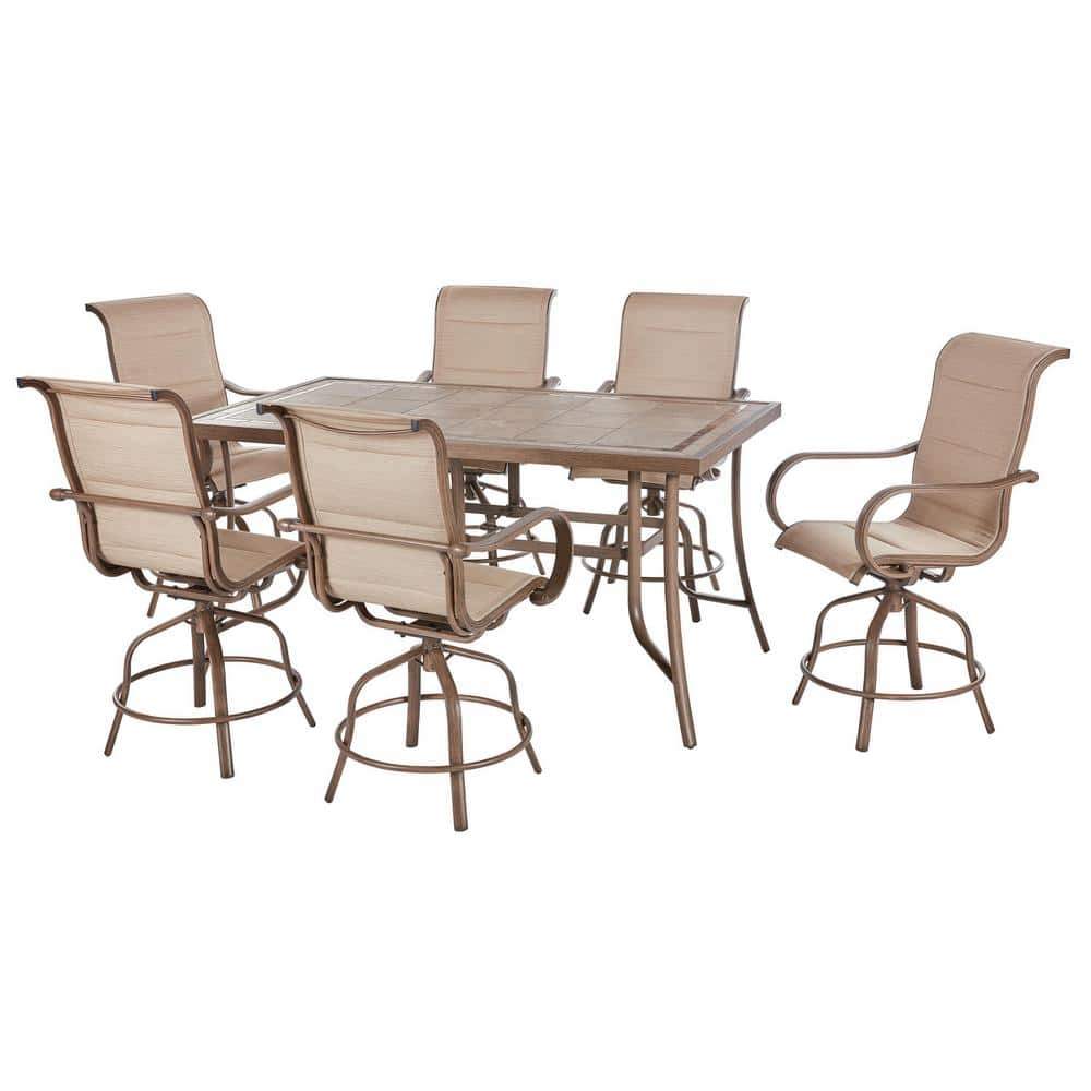 Home Decorators Collection Sun Valley 7 Piece Aluminum Outdoor Patio