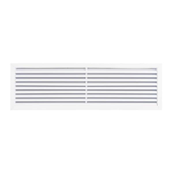 ACLAMINAIRE 26 in. x 16 in. Aluminum Return Air Grille in White