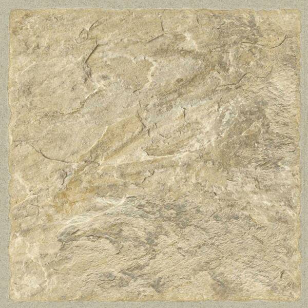 TrafficMaster Take Home Sample - Allure Gold Resilient Vinyl Tile Flooring - 4 in. x 4 in.