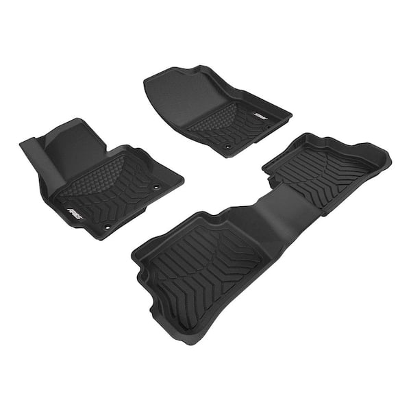 Aries StyleGuard XD Black Custom Heavy Duty Floor Liners, Select Mazda CX-5, 1st and 2nd Row