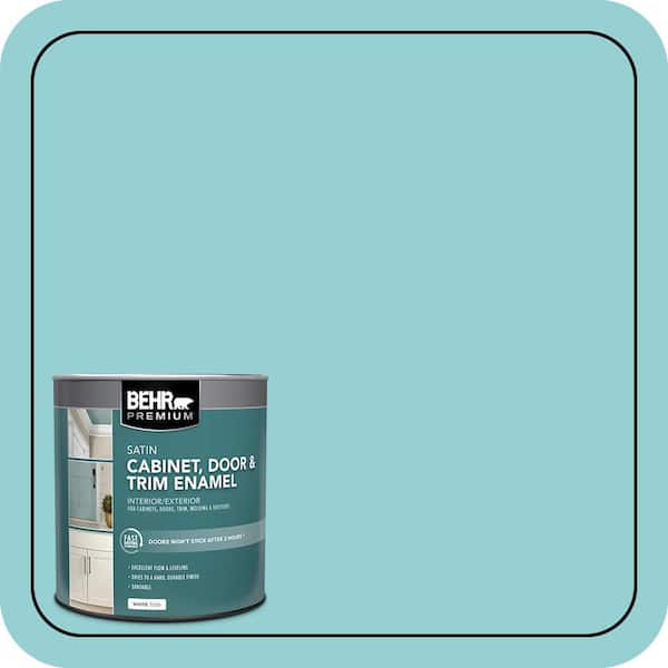 1 qt. #M460-3 Big Surf Satin Enamel Interior/Exterior Cabinet, Door & Trim Paint