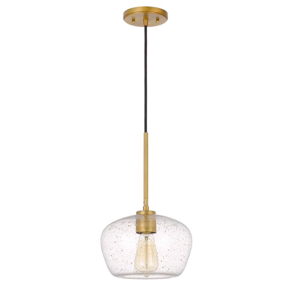 Hive Mini Vintage Brass Glass Pendant Light