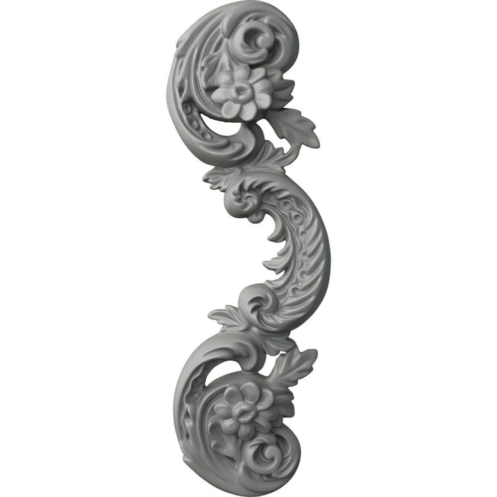 Primed White Urethane Architectural Onlay, 12" x 4.75"