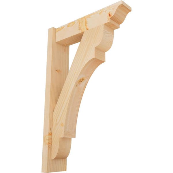 Ekena Millwork 6 in. x 32 in. x 20 in. Douglas Fir Olympic Traditional Smooth Outlooker