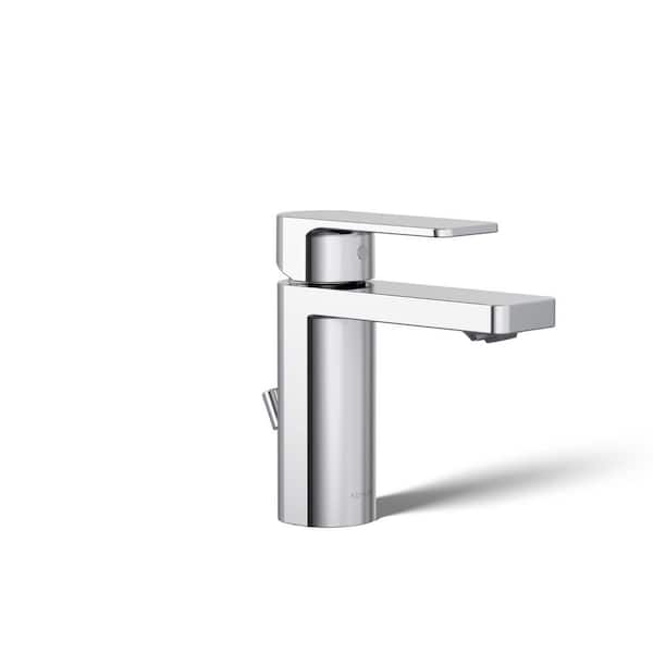 KOHLER Parallel Single Hole Single-Handle Bathroom Faucet in Polished Chrome