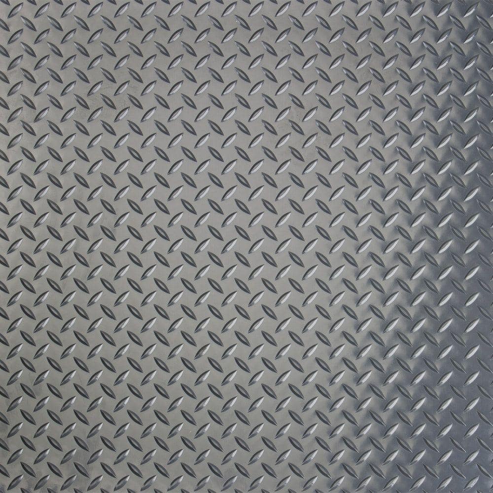 Diamond 10 ft. W x 44 ft. L Grey Commercial Vinyl Flooring