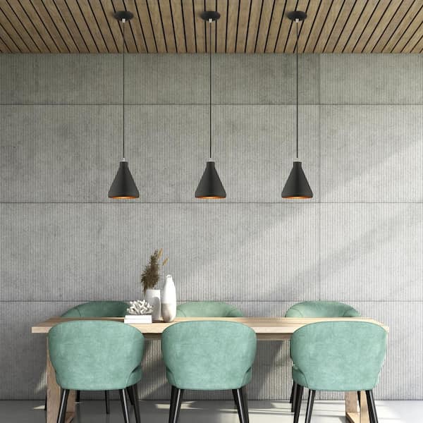 AVIANCE LIGHTING Sadler 1 Light Black Mini Pendant HD61552 - The