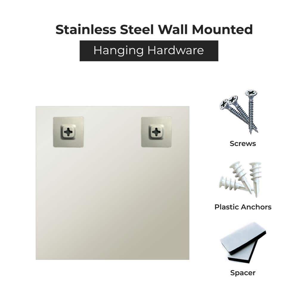 Elegant 36" Square Frameless Beveled Wall Mirror with Shelf