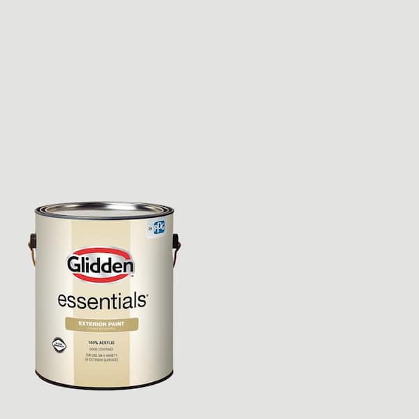 Glidden Essentials 1 gal. PPG1001-2 Aria Satin Exterior Paint