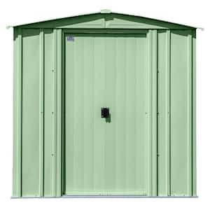 6 ft. x 7 ft. Green Metal Storage Shed With Gable Style Roof 39 Sq. Ft.