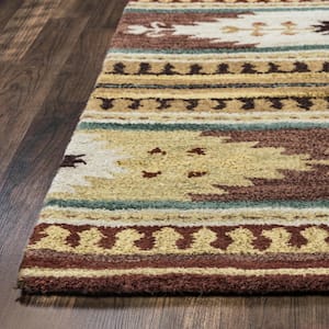 Ryder Multi-Color 5 ft. x 8 ft. Native American/Tribal Area Rug