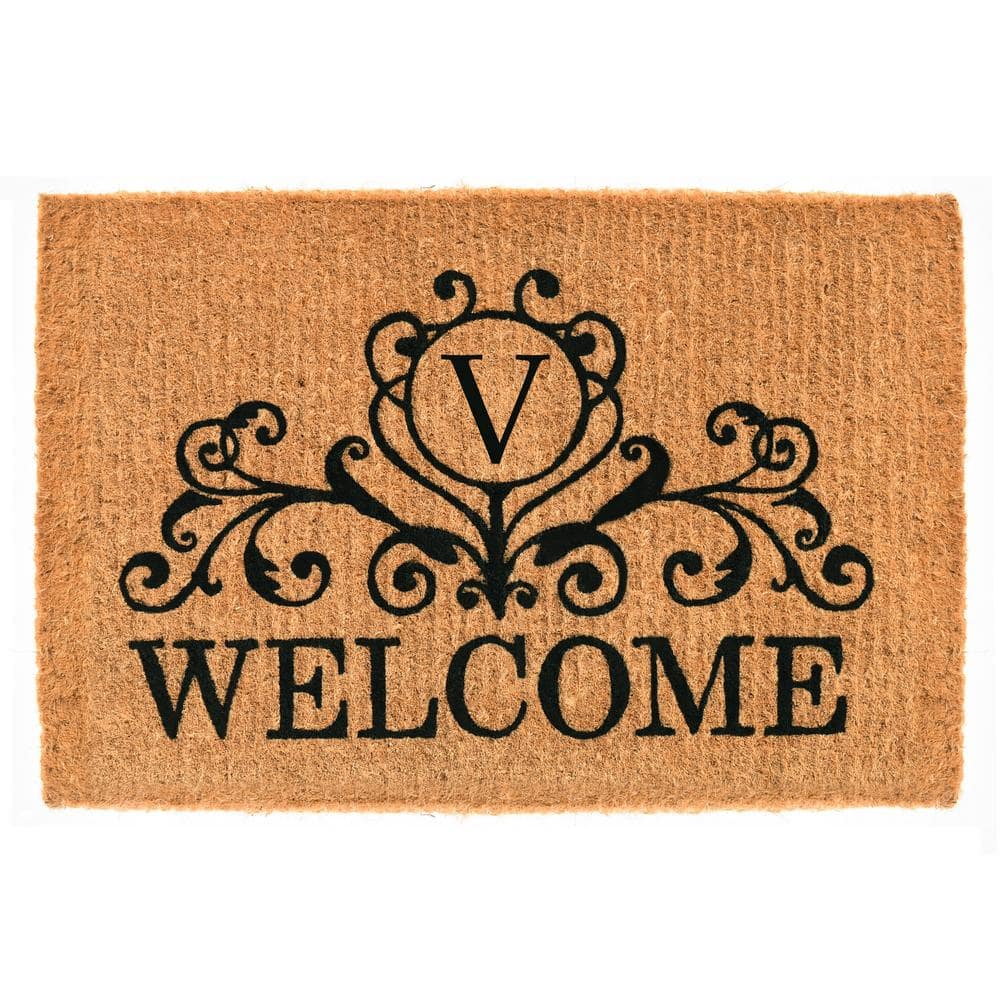 Letter U Home & More 180091830U The Grecian 18 X 30 Extra-Thick Monogrammed Doormat Letter U Home & More 180091830U The Grecian 18 X 30 Extra-Thick Monogrammed Doormat