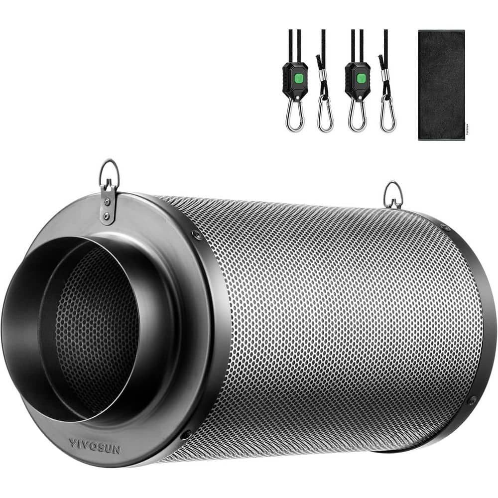 4 in. x 4 in. x 12 in. Black Air Carbon Filter with Australia Virgin Charcoal for Inline Fan, Grow Tent price history on PriceWatchPro