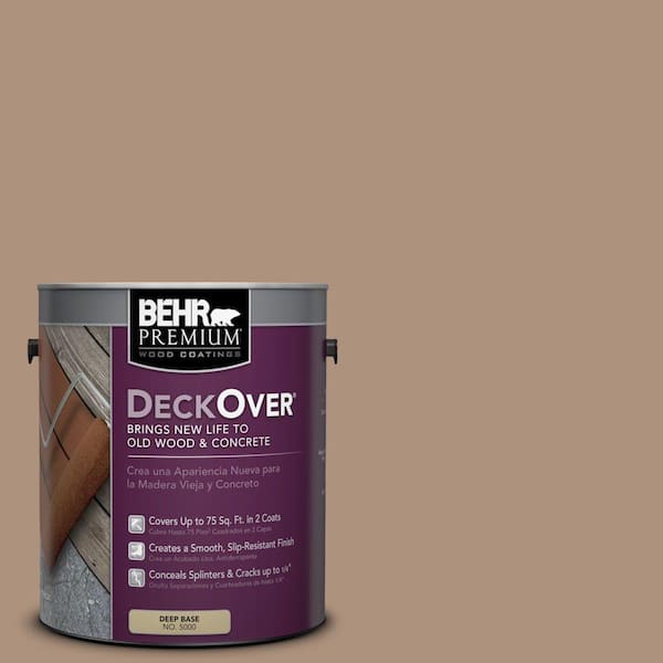 BEHR Premium DeckOver 1 gal. #SC-160 Rose Beige Solid Color Exterior Wood and Concrete Coating