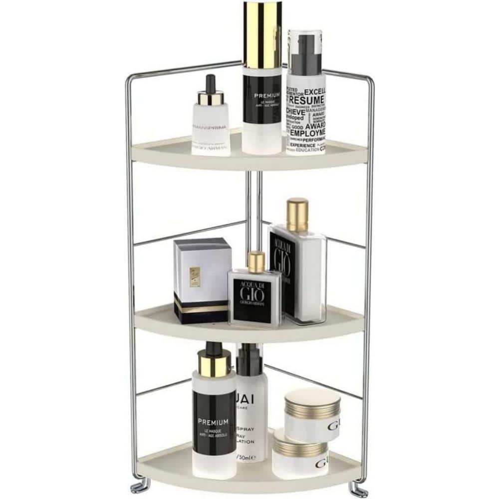 Dyiom 3-Tier Bathroom Countertop Organizer - Vanity Tray Cosmetic and Storage- Kitchen Spice Rack Standing Shelf B085G8WGFK The Home