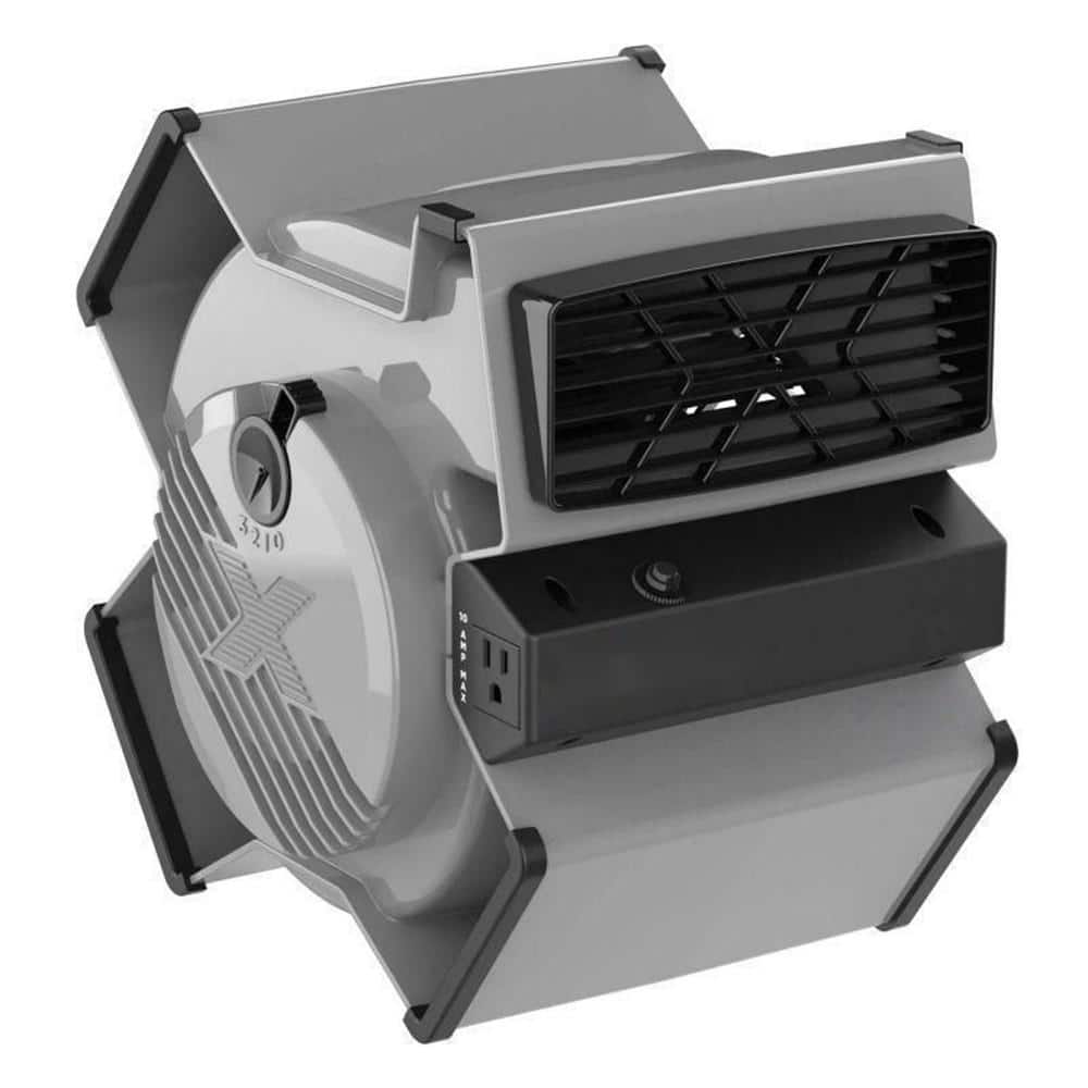 FLEX 8.5-in 10-Speed Indoor or Outdoor Gray Industrial Fan (Battery and  Charger Not Included) in the Portable Fans department at