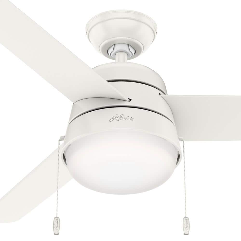 Aker 52" Fresh White 3-Blade LED Ceiling Fan with Reversible Blades
