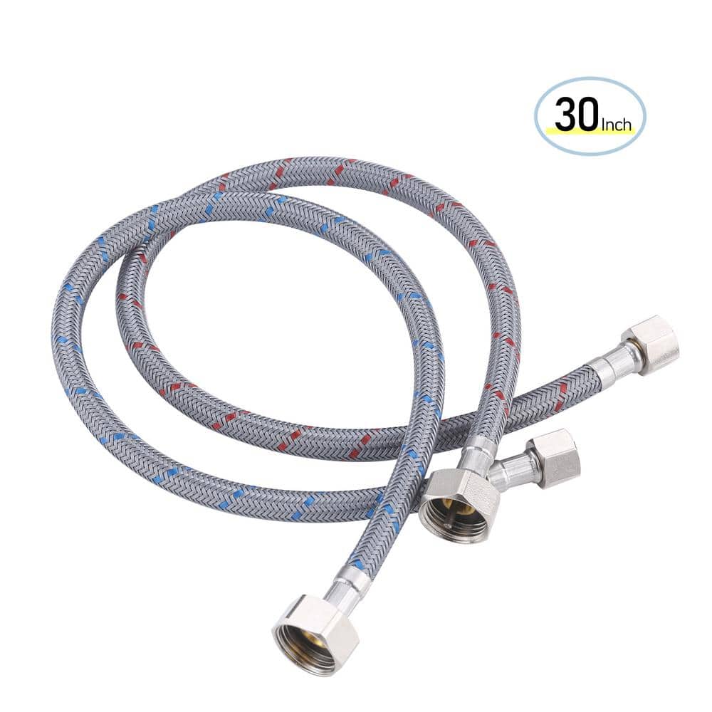 ARCORA 1/2 in. FIP x 30 in. Faucet Supply Line X1005-30 - The Home Depot