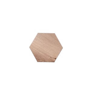 Bex Hexagon 6 in. x 6.9 in. Pecan Stone Peel and Stick Backsplash Tile (.22 sq.ft./Single)