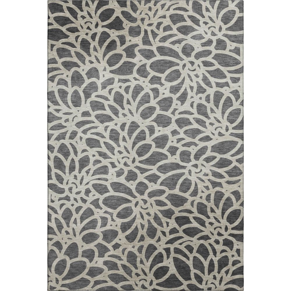 Addison Rugs Mayfield Premium Machine Washable Abstract AMF2412 Gray 9 ...