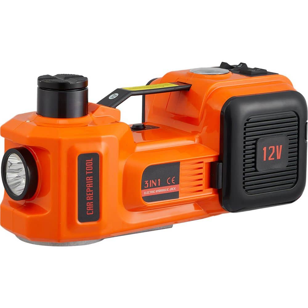 11023 LBS Hydraulic Electric Car Jack, Portable Car Jack Lifting with Built-in Inflatable Pump and LED Light price history on PriceWatchPro
