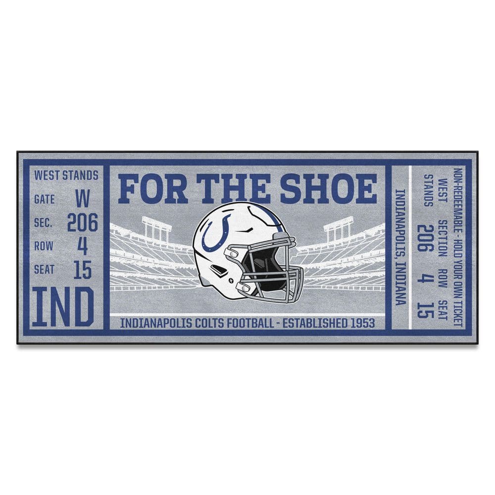 : FANMATS NFL - Indianapolis Colts Dynasty 5x8 Rug 59.5x88 :  Sports & Outdoors