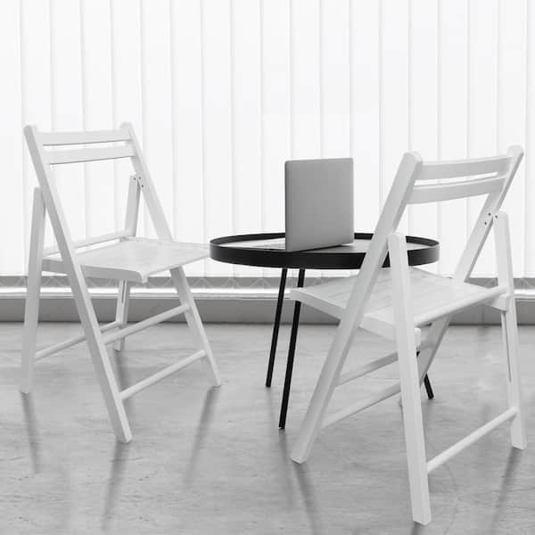 Home depot white online folding chairs