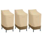 Veranda Patio Bar Chair/Stool Cover (3-Pack)