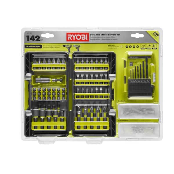 RYOBI - Drill and Impact Rated Drive Kit (142-Piece)