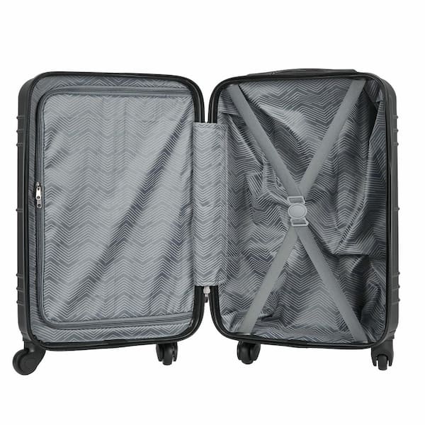 TCL 2-Piece Rolling Hard Side Luggage Collection with 360° 8-Wheel System  and Extra Wide Telescopic Handle (Top) TCP-88302-240 - The Home Depot