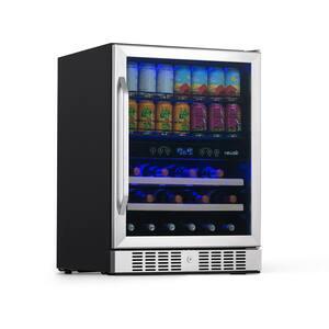 VEVOR Wine Cooler, 154 Cans Capacity Under Counter Built-in or