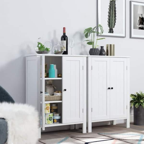 White Oak Cupboard with Shelf and Sliding Doors – Krovel Furniture Co.