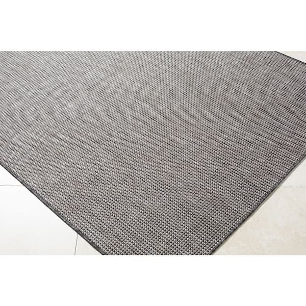Galey Alix Barberry Black 5 ft. 3 in. x 7 ft. Indoor/Outdoor Area Rug