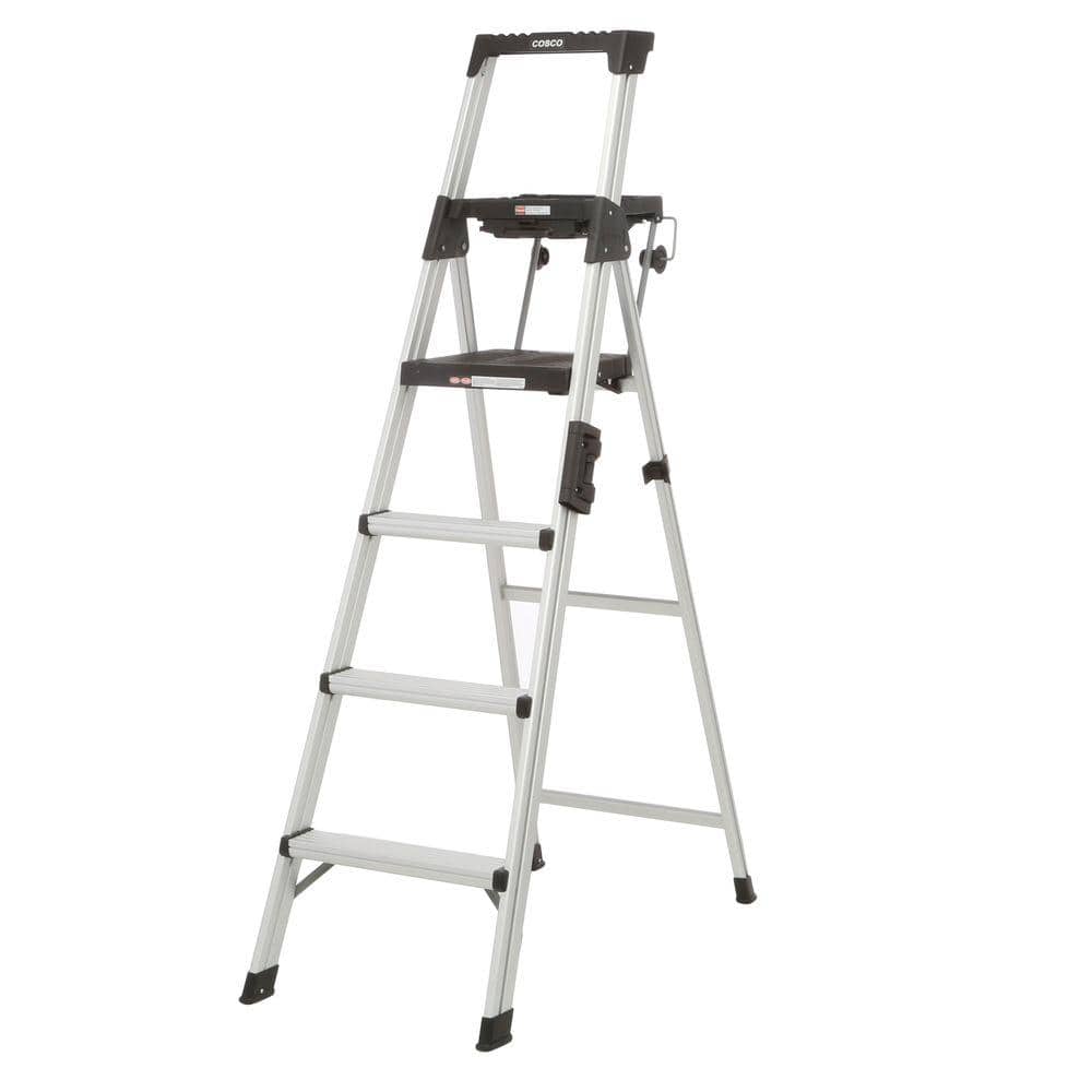 Cosco Signature Series 6 Ft Premium Aluminum Step Ladder 2061aabld