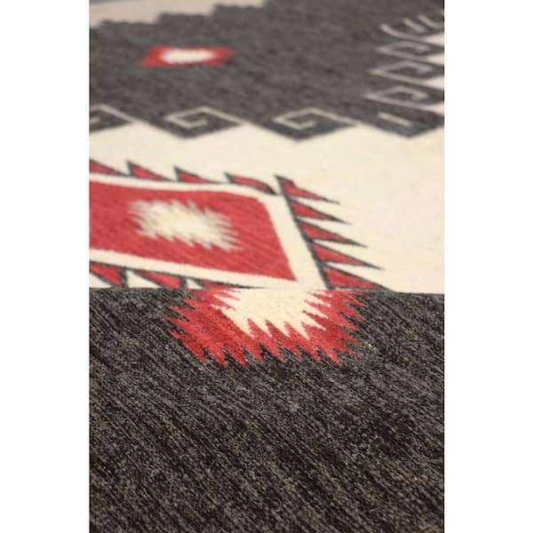 Tuscany Light Brown/Ivory 8 ft. x 10 ft. Geomatric Area Rug