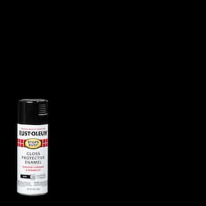 12 oz. Protective Enamel Gloss Black Spray Paint (6-Pack)
