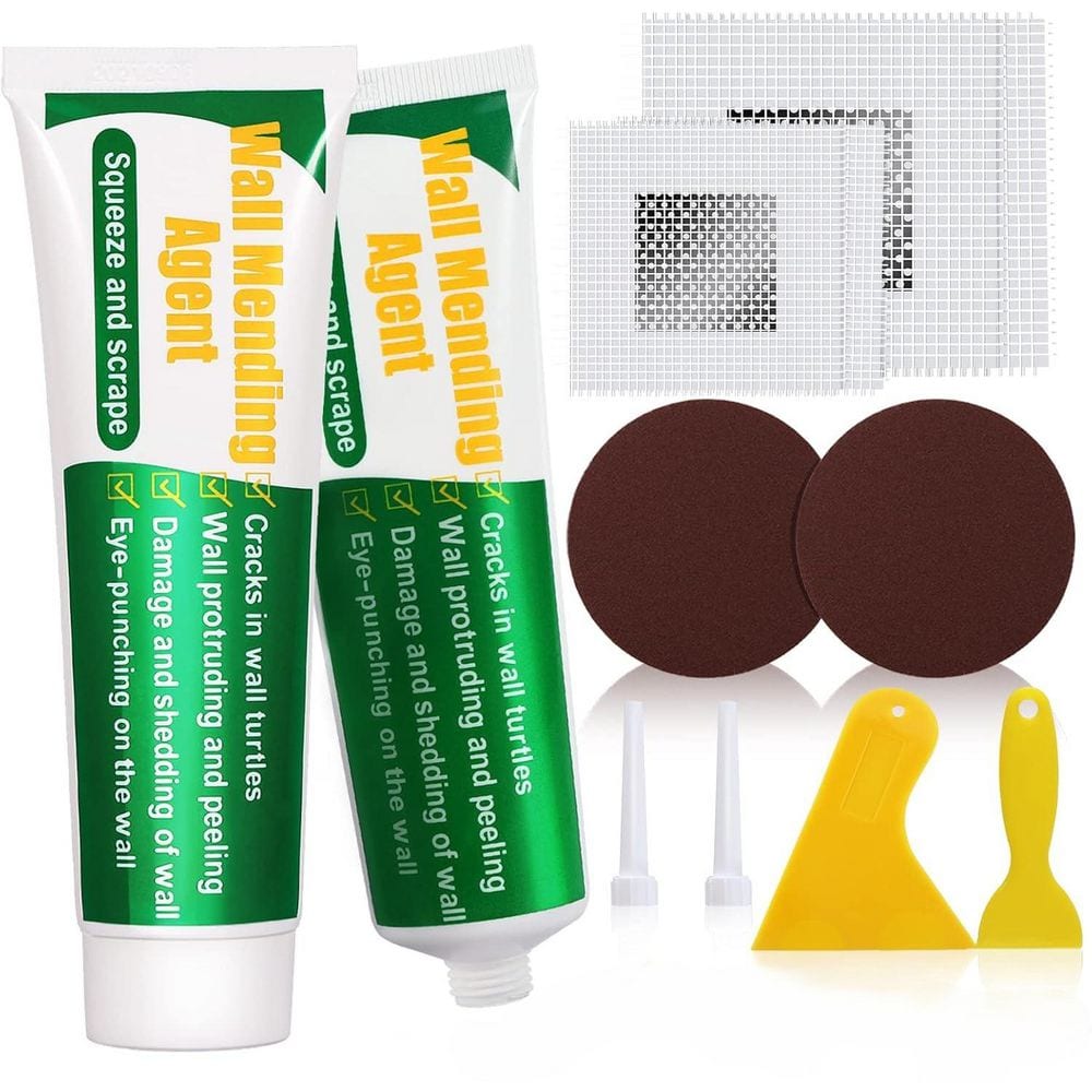 4 x 4 in. Drywall Repair Patch Kit with Scraper and Sandpaper for Crack, Plaster Wall Repair price history on PriceWatchPro