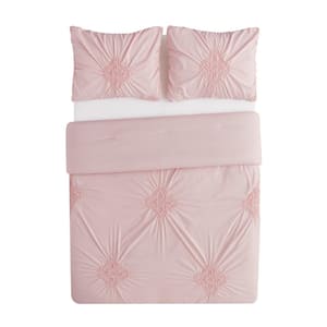 Georgia Rouched 3-Piece Duvet Cover Set