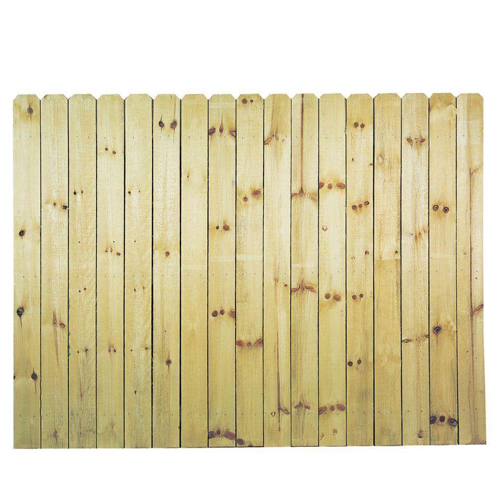 Pressure treated on sale privacy fence panels