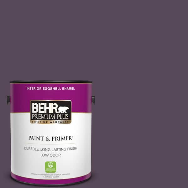 BEHR PREMIUM PLUS 1 gal. #M100-7 Deep Merlot Eggshell Enamel Low Odor Interior Paint & Primer