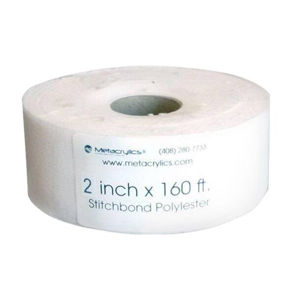Metacrylics 2 in. x 160 ft. Polyester Fabric Stitchbond