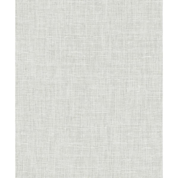 NextWall Marshmallow Silas Faux Linen Vinyl Peel and Stick Wallpaper Roll (31.35 sq. ft.)