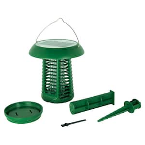 Bite Shield Solar-Powered Insect Zapper Flying Insect Killer, Chemical-Free Outdoor Pest Control