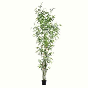 8 ft Artificial Potted Mini Bamboo Tree.