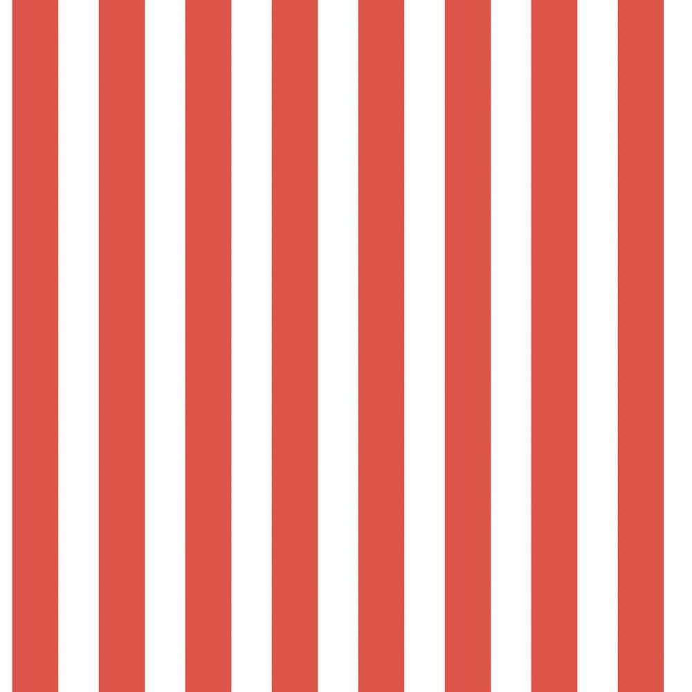 Tiny Tots 2 Red/White Matte Traditional Regency Stripe Design Non-Pasted No