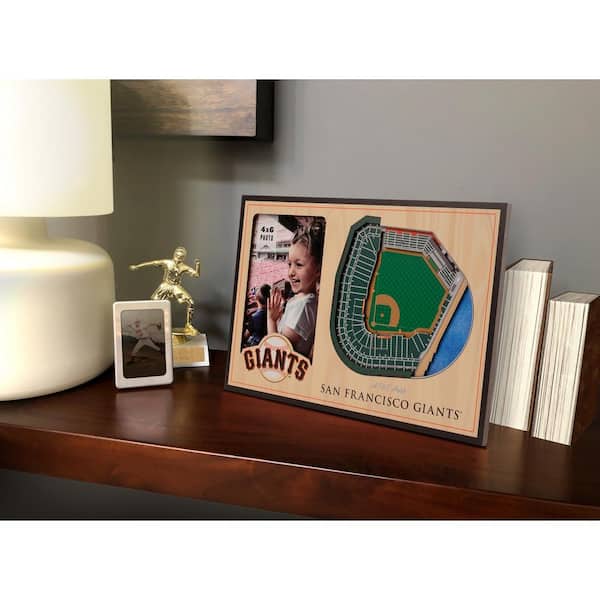MLB San Francisco Giants Team Colored 3D StadiumView with 4 in. x 6 in. Picture Frame